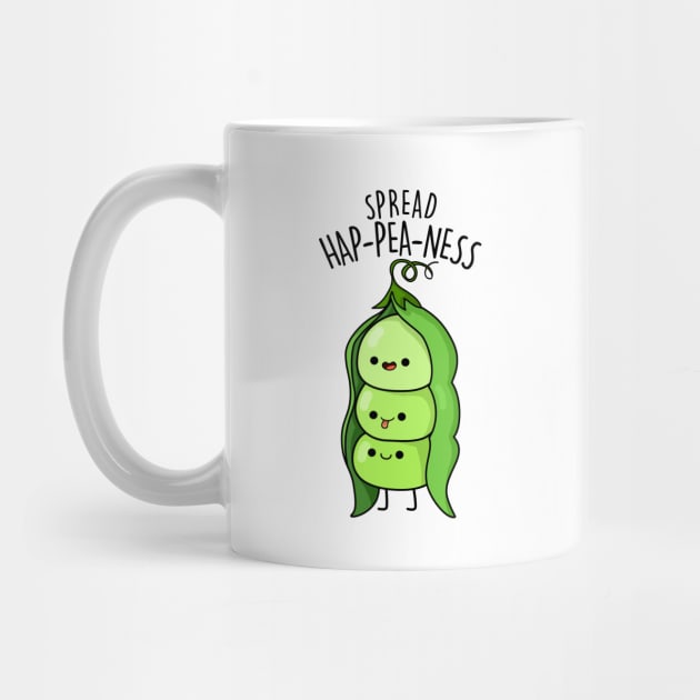 Spread Hap-pea-ness Cute Happy Peas Pun by punnybone